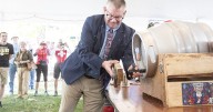 ‘Drei, Zwei, Eins:’ Mayor taps firkin to launch Mifflinburg Oktoberfest