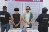 Por presunto delitos contra la salud, fueron detenidos dos hombres en Tulum