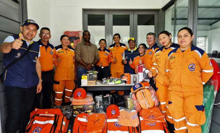 Gobernación refuerza a la Defensa Civil con dotación especializada en 13 municipios de Casanare