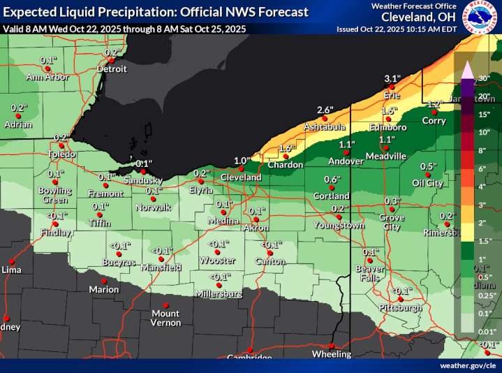 Grab a jacket: Chilly, blustery weather lingers in NE Ohio with lake
