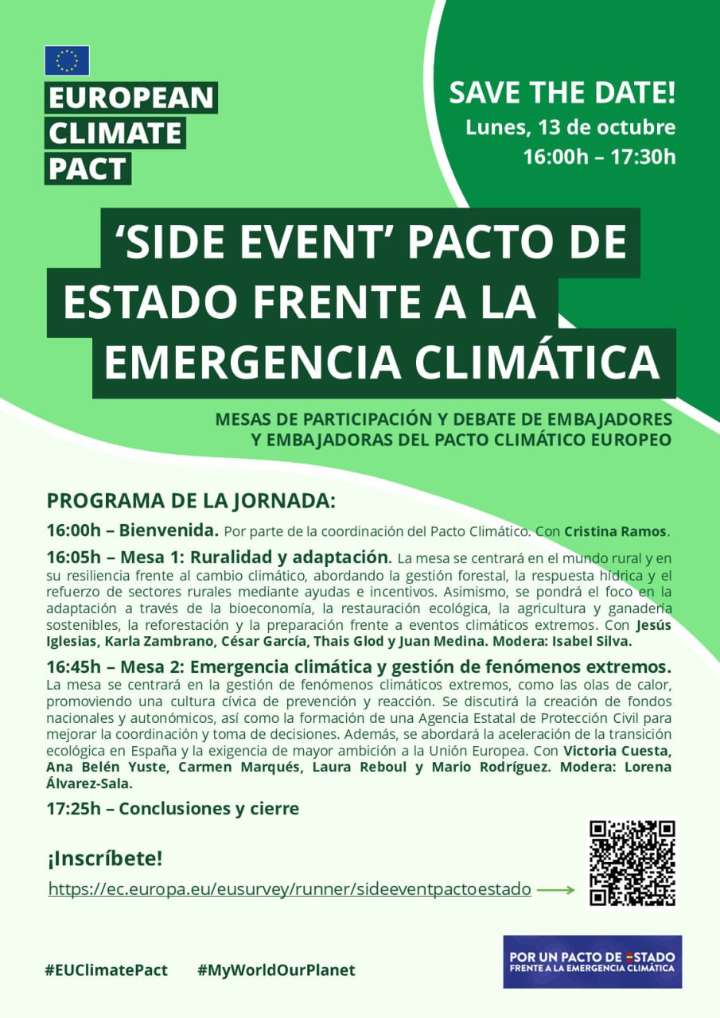 Embajadores del Pacto Climático Europeo impulsan el debate sobre emergencia climática y adaptación rural