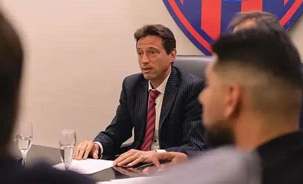 Moretti huyó del predio de AFA en plena crisis de San Lorenzo