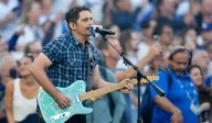 Brad Paisley is 'Mr. More Baseball' after singing national anthem at two World Series marathons
