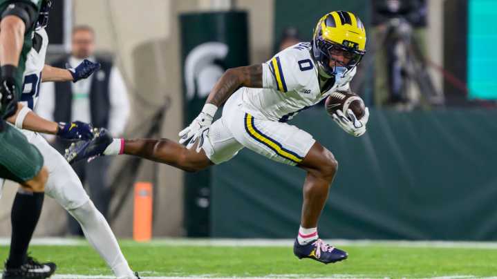 Michigan backs Morgan through receiver's struggles: 'He's a great player'
