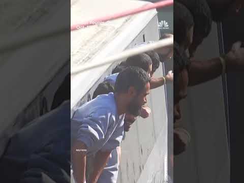 Palestinian prisoners released by Israel arrive in Khan Younis