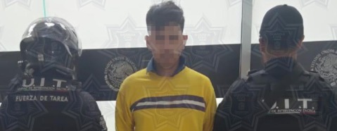 Detiene a presunto narcomenudista armado en Tecámac