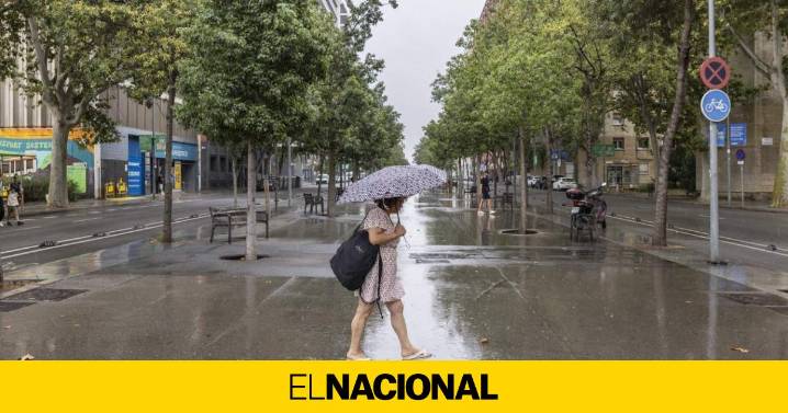 Aviso naranja por lluvias intensas este sábado en las Terres de l'Ebre