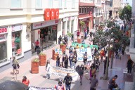 Marcha «No a Dominga» culminó frente al GORE