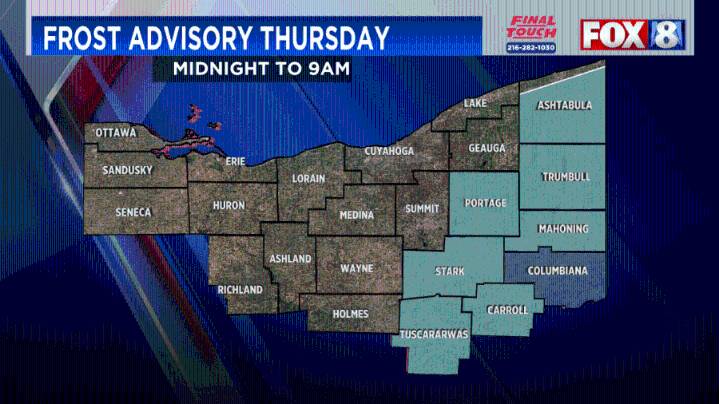 FORECAST: Remember to bring in your plants tonight!