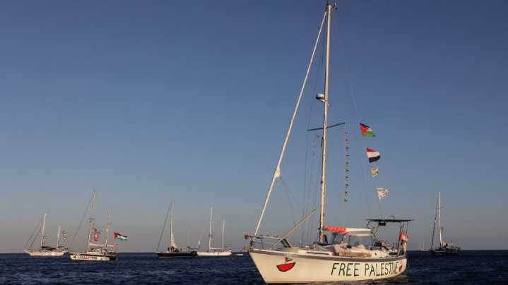La Flotilla ha sido rodeada y serán trasladados a Israel, según ministro italiano