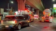 Conductora Choca Contra Columna del Metro Tras Presunto Cerrón de Automovilista en Monterrey