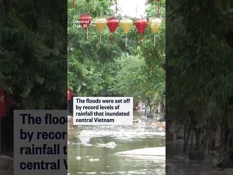 Heavy flooding in central Vietnam kills at least 13