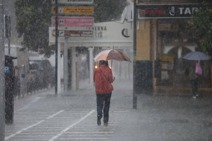 Almonte, el municipio donde más ha llovido este miércoles de aviso rojo con hasta 80 litros por metro cuadrado