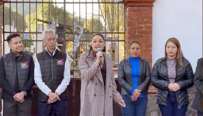 Ivette Topete entrega la rehabilitación de “Panteón Santa Rosa” de Amecameca