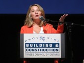 Workers don't want ‘bailouts’, NDP's Marit Stiles tells Windsor crowd