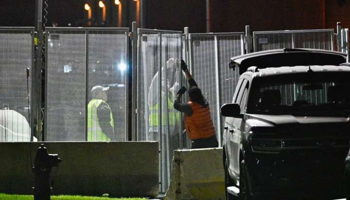 ICE facility fence in Broadview has been removed, in compliance with federal judge's order