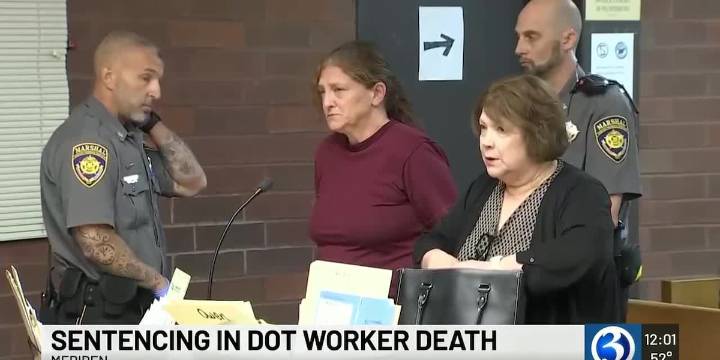 Woman faces sentencing for hitting, killing DOT worker in Wallingford