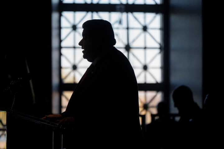 'Full-blown authoritarianism': Governor fires back after Trump says he belongs 'in jail'