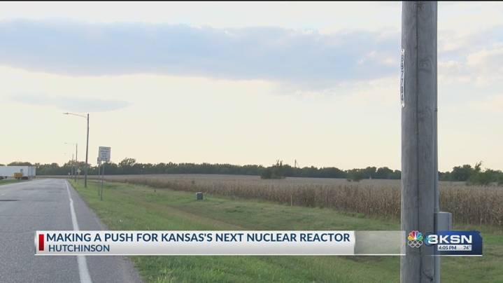 Hutchinson makes push for incoming nuclear reactor