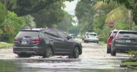 King tides, heavy rain flood South Florida streets, strand drivers