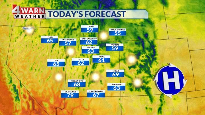 Cold start but a sunny Tuesday with rebounding daytime highs