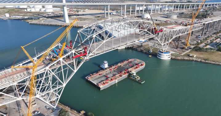 Harbor Bridge span lowering postponed again due to weather