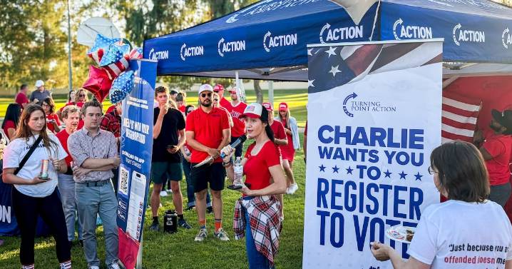 Turning Point Action celebrates Charlie Kirk’s birthday by canvassing for votes in Arizona