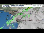 A couple light showers remain Friday under partly cloudy skies before a pleasant weekend arrives