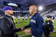 Northwestern coach David Braun, WR Griffin Wilde react to Wildcats’ upset win over Penn State