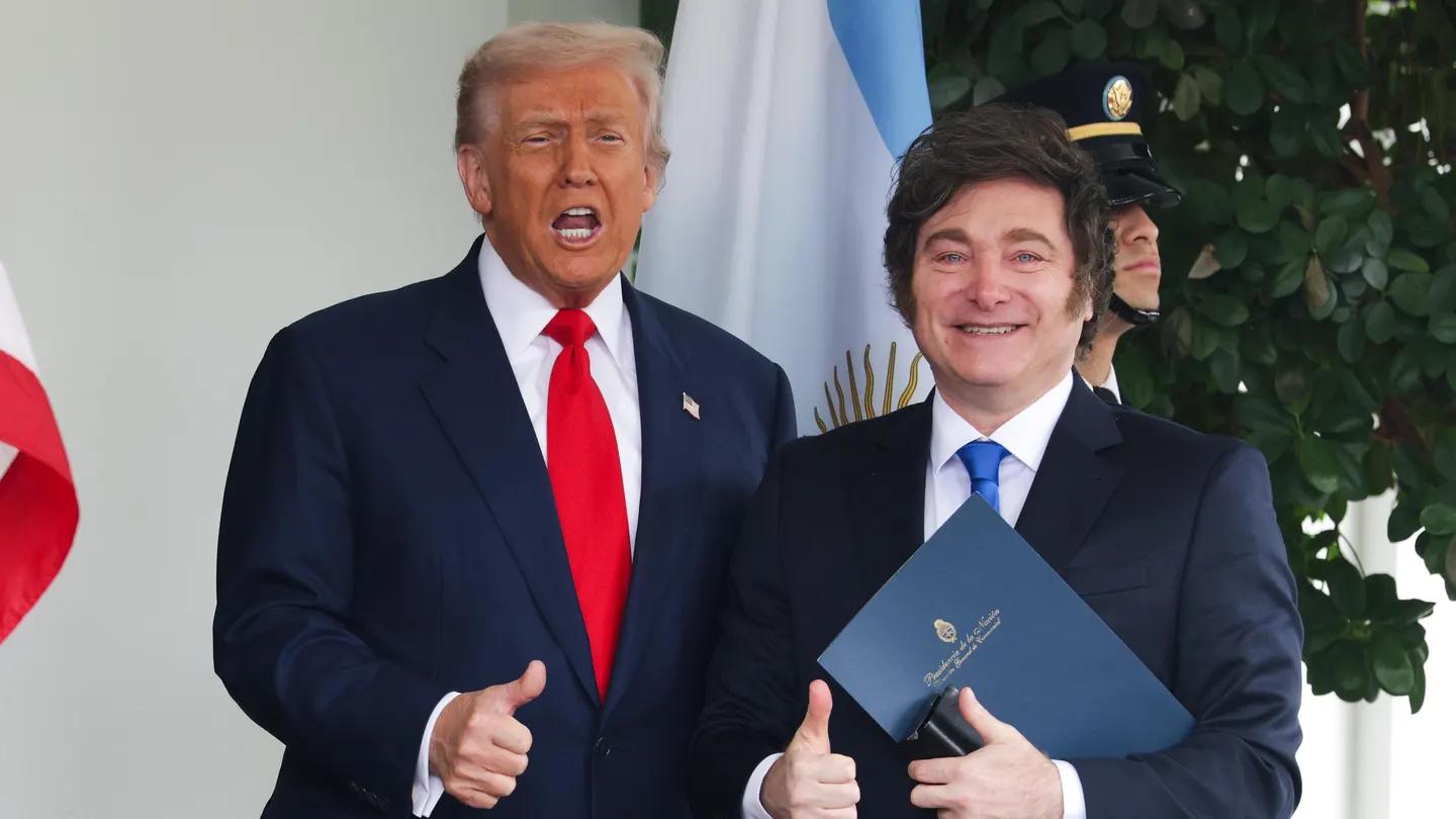 ‘Recibió mucha ayuda de nuestra parte’: Trump elogia la victoria electoral de Milei en Argentina