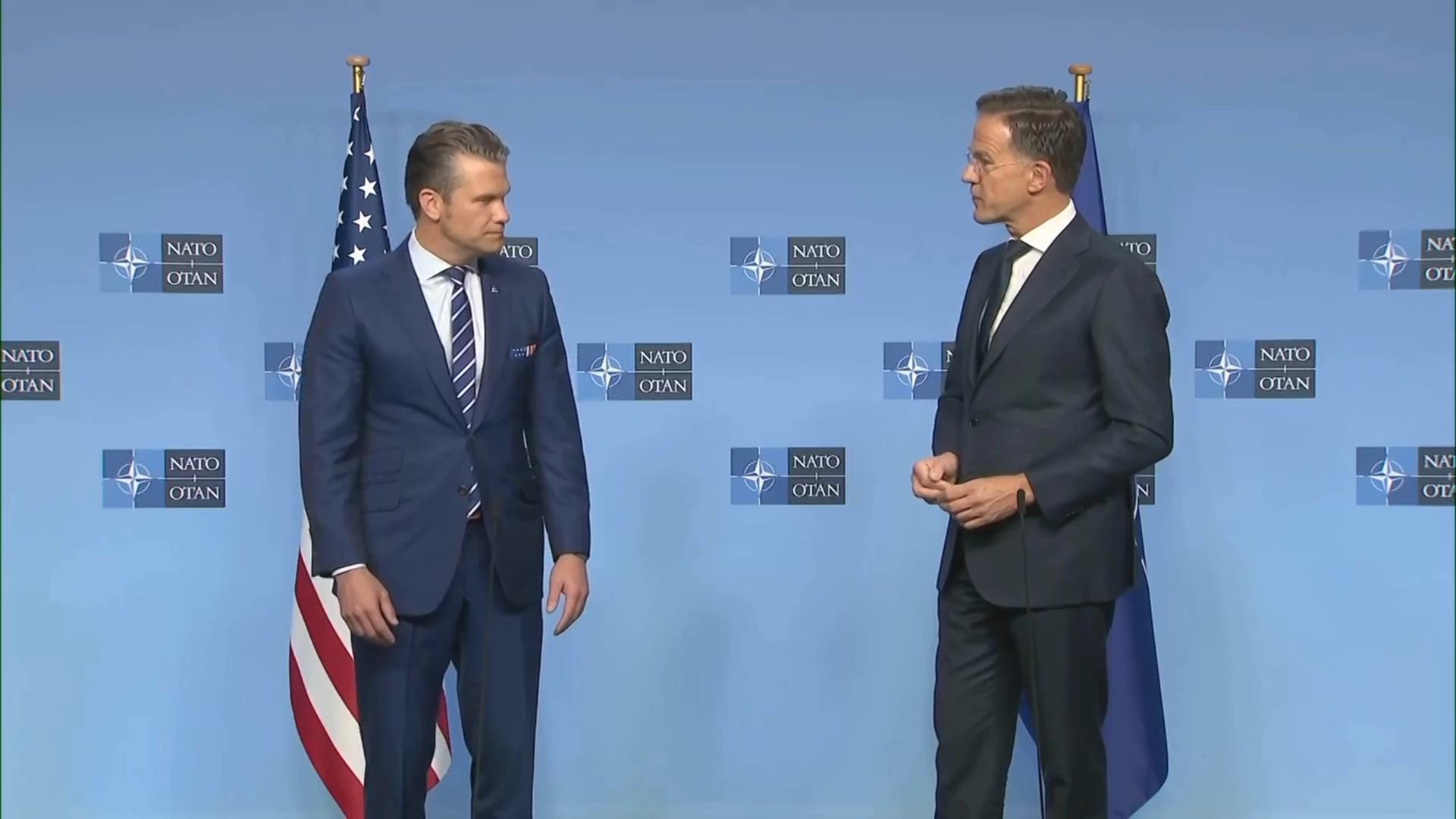 Trump 'is the active application of peace through strength,' Hegseth says at start of NATO meeting