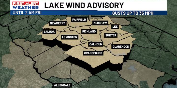 Cool and dry conditions for Halloween and your weekend.