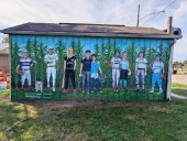 Conshy’s Field of Dreams: Mural depicts ball players of Sutcliffe Park’s past
