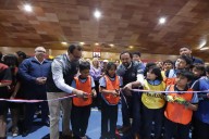 Gimnasio de Chillán Viejo se re-inaugura quedando muy hermoso.