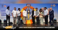 Gujarat CM rings bell at NSE to mark listing of Surat Municipal Corporation’s green bond