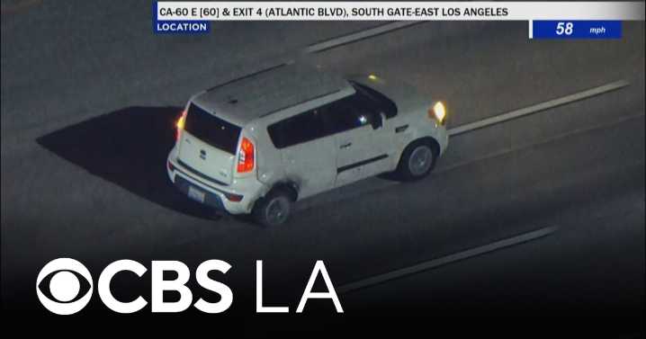Attempted murder suspect surrenders after pursuit through LA and San Bernardino counties