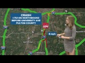 Crash causing delays in Fulton Co., Gwinnett Co.