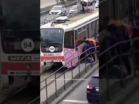 Passenger Has Incredible Escape After Falling Under Tram
