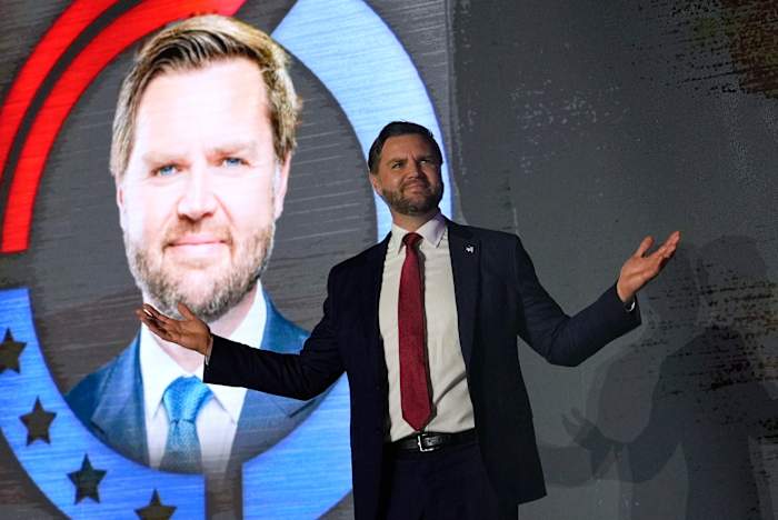 JD Vance calls for reduction in legal immigration at Turning Point event