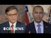 Watch: Republican, Democratic leaders speak as government shutdown enters Day 8