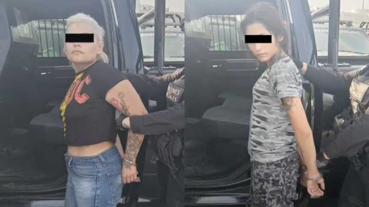 Detiene a Dos Mujeres Armadas y con Drogas tras Ignorar Semáforo en el Centro de Monterrey