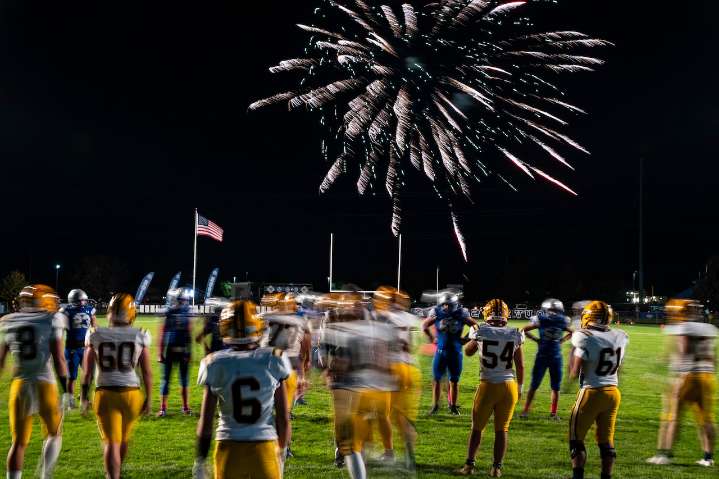 PHOTOS: Ithaca showers Nouvel Catholic Central with 30 unanswered points