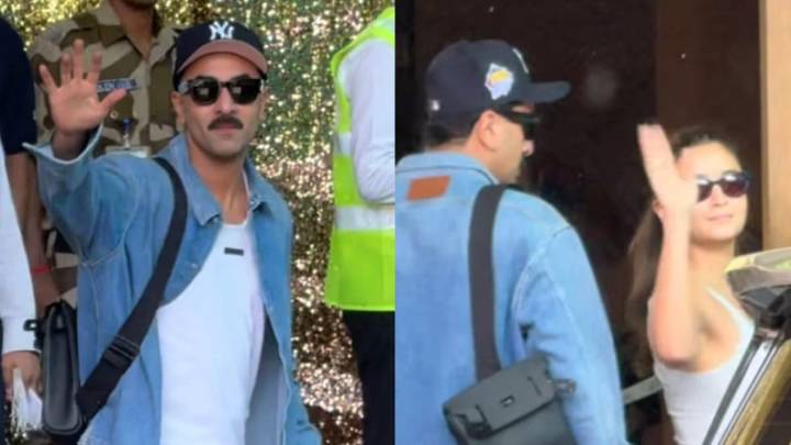 Ranbir Kapoor And Alia Bhatt Jet Off For Vacation With Daughter Raha; Couple Spotted At Mumbai Airport