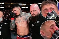 UFC's Tom Aspinall struggling to see after eye poke in troubling update
