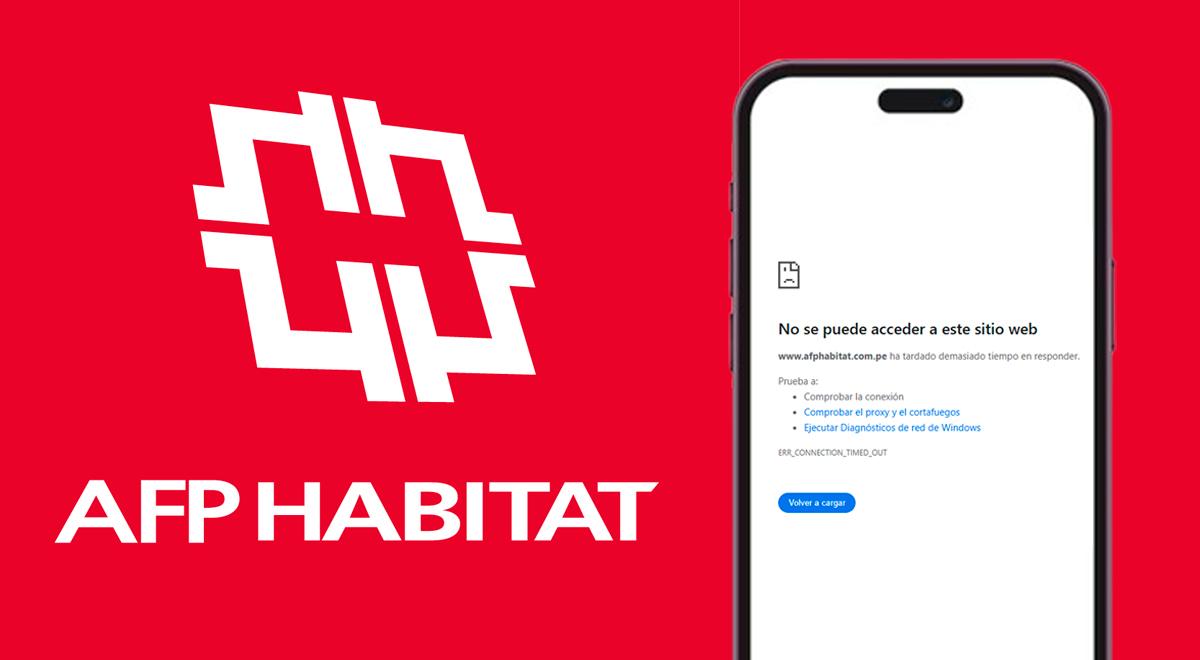 Plataforma de AFP Habitat cayó: afiliados no podrían solicitar su retiro y empresa se pronuncia