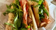 Pressed sandwiches at Cafe Rustica
