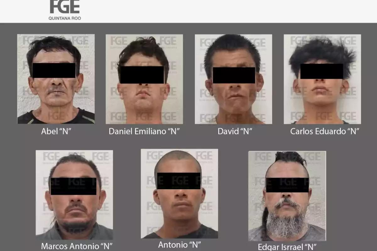 Vinculan a proceso a 7 hombres por presunto narcomenudeo en Playa del Carmen