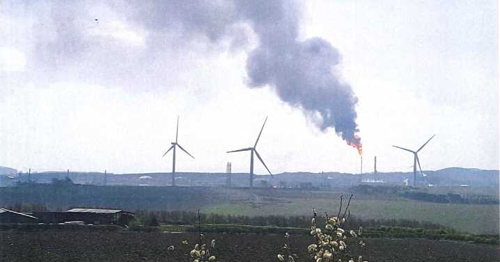Chemical plant fined as days of flaring saw thick black smoke visible from Edinburgh