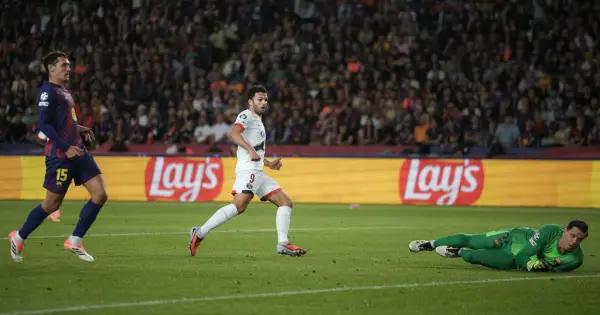 El PSG conquista Montjuïc con gol de Gonçalo Ramos