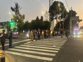 Afectados por inundaciones bloquean Eje 1 Norte ante falta de indemnización